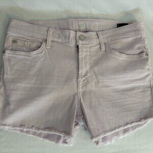 7 For All Mankind  pale pink jean shorts